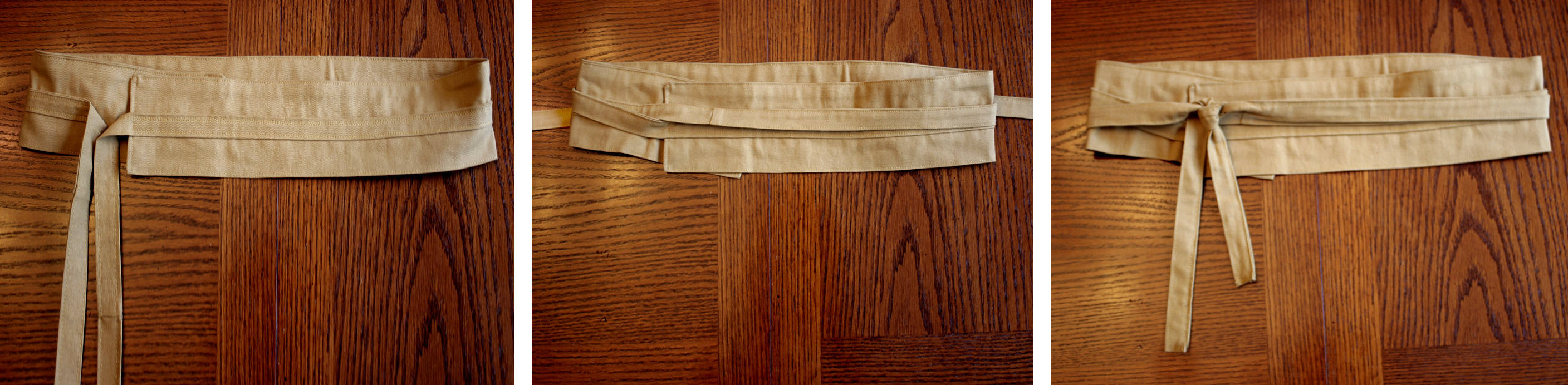 a cord belt that can be wrapped and tied