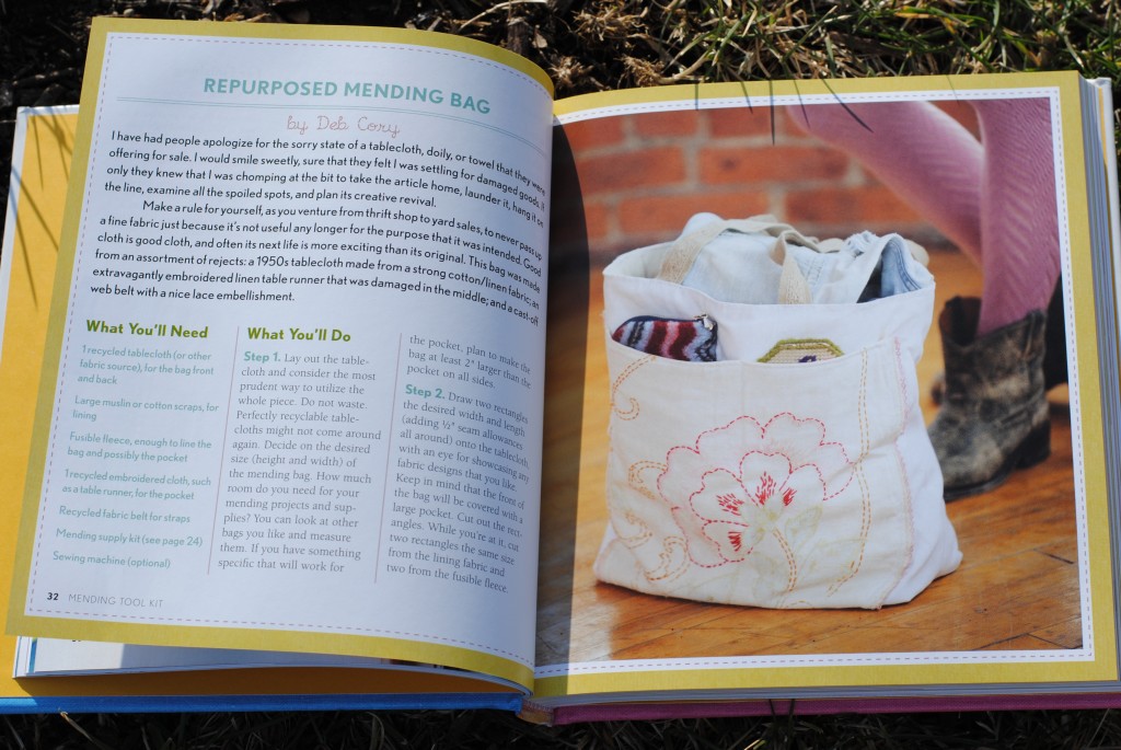Mend It Better Repurposed Mending Bag