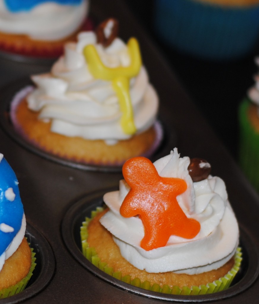 Superbowl football cupcake