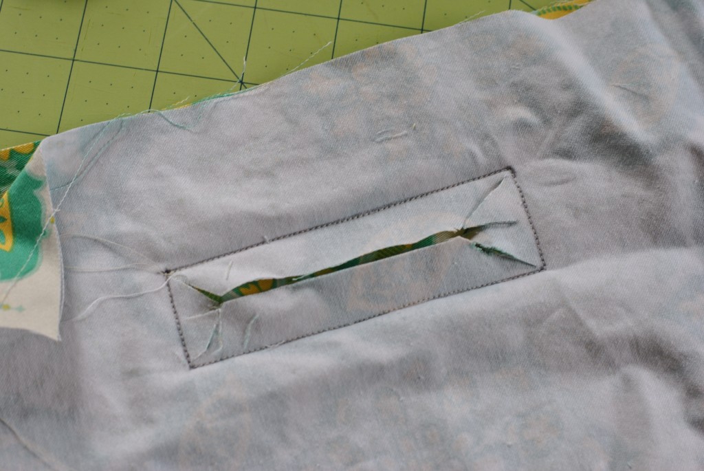 Stitch and cut handles Stitch and cut handles
