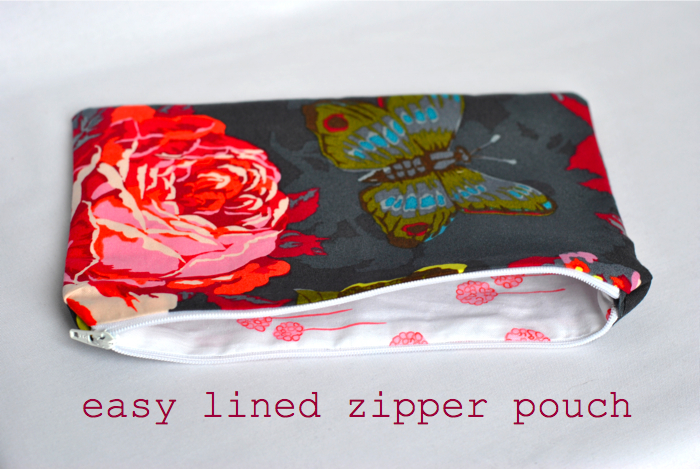 Two Zippered Pouch Tutorials | Lindsay Sews