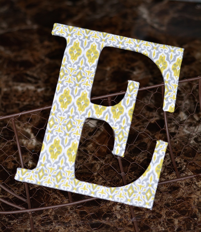 Easy Fabric Letters Craft Buds