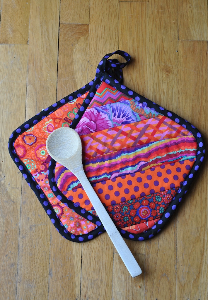 QuiltAsYouGo Pot Holder Tutorial Craft Buds